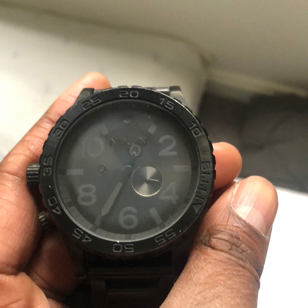 Nixon all black watch